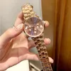 Relojes de pulsera de marca completa para mujer y Chica estilo kor de lujo con banda de Metal de acero Kor reloj de cuarzo M 157