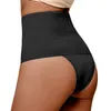 Cintura barriga shaper calcinha de alto controle emagrecimento roupa interior feminino corpo elástico trainer moldar cinto shapewear barriga plana bainha 231117