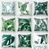 Cushion/Decorative Pillow Decorative Pillows Nordic Tropical Plants Print Cushion Er Polyester Throw Pillow Sofa Home Decor Pillowcase Dh1Bu