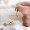 Dangle Kroonluchter Geometrische Strass Kristallen Hanger Hoepel Oorbellen Voor Vrouwen Goud Kleur Oor Hies Sieraden Groothandel Meisjes Dhgarden Otjzs