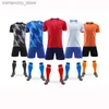 Collectible Soccer Jersey Set Men Kids Football Uniform Custom Soccer Jerseys Football Training Uniforms Team Football Jerseys Set Q231118