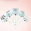 Epilator 5in1 Elektrische vrouwen vrouwelijk scheerbeurtebodem lichaamsgebruik lip kin afzettende dame bikini trimmer remover 230417