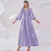 Vêtements Ethniques Femmes Marocaines Musulmanes Abaya Soirée Maxi Dress Dubai Cocktail Jilbab Islam