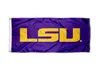 Bandiera viola iana State LSU Tigers Spedizione gratuita 150x90 cm Stampa poliestere m Club Sports m Bandiera con occhielli in ottone8877015