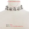 Chaînes Ingemark luxe surdimensionné strass chaîne collier pour femmes Boho grand géométrique coloré cristal tour de cou cou accessoires de mariage