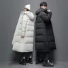 Parkas pour hommes 20 ° C veste hommes vestes longues hiver chaud léger blanc canard manteaux mâle Streetwear pardessus vêtements 5XL 231117