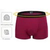 Onderbroek 6pcslot heren bamboe vezel ondergoed heren vaste kleur ademende onderbroek comfortabele elastische shorts heren bokser shorts 230418