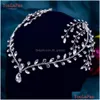 Tiaras Strass Hochzeit Stirn Stirnband Frauen Kopfschmuck Wasser Tropfen Braut Kopf Tiara Braut Stück Mit Drop Lieferung Juwel Dhgarden Oti57