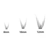 Grafting World Fish Tail Eyelash 8mm/10mm/12mm Dove Tail Individual Eyelash Extensions Makeup Tools AccessoriesFalse Eyelashes makeup