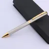 Luxe 801 roestvrijstalen pijlschrijven schrijven Ballpoint Student Gold Ball Point Stationery Office School Supplies