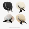 Wide Brim Hats Beach Hat Lightweight Straw Sweat Absorbing Band Lady Summer Sunshade Sun Protection