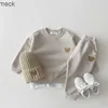 Ensembles de vêtements Caméras dôme Mode bébé enfant garçons fille automne vêtements ensembles bébé fille ensemble enfants sport ours pull pantalon 2 pièces costumes vêtements