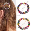 Pinces à cheveux en strass colorés pour femmes et filles, Barrettes luxueuses rétro, outils de coiffure élégants, accessoires pour cheveux