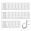 50 pièces/20 pièces/boîte cercle carpe yeux crochet de pêche taille 2-22 anneau oeil japon hameçons de pêche simple gabarit hameçon attirail de pêcheHooks fishhooks japan