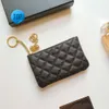 Portefeuille Designer Porte-monnaie Porte-clés Porte-cartes Petit sac en cuir véritable noir avec chaîne en or Sacs de marque Zipper Poucht Work Luxury6