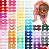 Haaraccessoires 80 stuks babyclips 2 inch strikken vliegenverpakte alligator voor baby's en meisjes 40 kleuren per paar4280725 Drop Delive Dhpgx