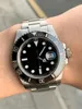SX Mens Watch Designer Relógios Black Water Ghost 116610LN Cerâmica Fronteira Sapphire Mirror Cal.2823 Movimento 316L Aço Montre Luxe Relógios de Pulso