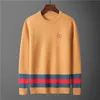 2023-2024 Erkek Sweaters Moda Erkekler Günlük Yuvarlak Uzun Kollu Süvari Erkekler Kadın Mektup Baskı Satakları Hoodie Paltolar