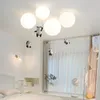 Lâmpadas Shades Criativo Panda LED Lustres Balão Luzes Bonito Bebê Crianças Quarto Sala de Jantar Pingente Pendurado Iluminações Designer 230418