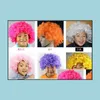 Other Event Party Supplies Men Lady Clown Fans Carnival Wig Disco Circus Funny Fancy Dress Stag Do Fun Joker Adt Child Costume Afr Dhofu