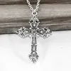 Colliers pendentifs Vintage croix pendentif collier Goth bijoux accessoires gothique Grunge chaîne Y2k mode femmes pas cher choses livraison gratuite hommes Z0417