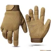 Guantes de motocicleta Cinco dedos Mticam Táctico Antideslizante Ejército Militar Bicicleta Airsoft Disparar Paintball Equipo de trabajo Camo FL Dedo Hombres W DHI8I