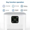 Air Purifiers Ouneda HY1800 Pro Purifier för Home Proteable H13 HEPA Kolfilter Smart Control Panel Efficient Purifying Cleaner 231118