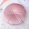 Pillow Holland Velvet Round Pumpkin Seat Waist Back Sofa Wheel Core Home Textile Decoration Tatami