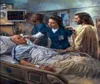 DE HEALER Jezus Verpleegster Medisch Ziekenhuis Home Decor Handgeschilderd HD Print Olieverfschilderij Wall Art Canvas 2002278477109
