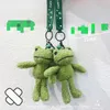 Miguo Green Plush Frog Men's Keychain Small Gift Girl's Bag Hanger Doll Machine Male