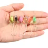 Atueno tpe mini yumuşak solucan wobbler yem 0.9g 45mm okyanus kaya balıkçılık cazibesi bas yumuşak levrek yem crappie lures gölgeler balıkçılık avcılığıyla balık avlama crappies mini