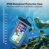 Custodia impermeabile per telefono Drift Diving Borsa da nuoto Subacquea Dry Bag Case Cover per telefono Sport acquatici Spiaggia Piscina Sci 6,5 pollici