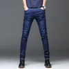 Heren jeans aankomst Hoogwaardige Slim Fit Jeans Men Fashion Classic Denim Skinny Male Male Men's Casual hoogwaardige broek 230417