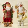 Juldekorationer Big Santa Claus Doll 60cm God julgranprydnader Noel Adornos Navidad Juldekorationer för hemgåvor 231117