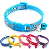 Dog Collars Leashes Fashion Pet Collar Colorful Pattern Bear Cute Bell Adjustable for Dogs Cats Puppies DIY Accessories 231117