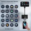 Box New Wireless CarPlay Adapter för iPhone Android 5GHz WiFi Wireless Auto Car Adapter Wireless CarPlay Dongle Plug Spela Online Updatat