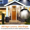 Solar Security Wall Lights Pir Motion Sensor 48 LEDS 900LM Garden Garden Light 4 Mode Lighting Mode IP65