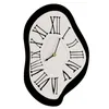 Wall Clocks Ins Wind Roman Numerals Decorated Clock For Living Room Offers With Melting Stickers Watch