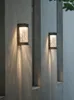 Vägglampa nordiska sänghuvud våningslampor svarta utomhusbelysningslampor som läser antika stilar