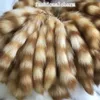 10pcs/lot -25cm/10" Real American Raccoon Fur Tail Keychain Cosplay Toy Handbag Pendant