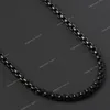 Einfache Modebox -Ketten Halskette Männer Titanstahlkette Halskette für Männer Juwely Geschenk Mode Juwelternecklace Titanium Stahlschmuck