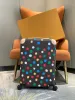Horizon 55 3D Painted Dots imprimir malas de design de marca tamanho da cabine carrinho de bagagem bagagem de embarque aéreo malas de viagem malas de viagem bolsa organizadora