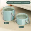 Foot Care Foldable Tub Home Adult Soaking Bucket Portable Travel Insulation Foots Bath Dormitory Washing Buckets Bag 231118