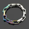 Brand Classic V-shaped Square Chain Bracelet New Fashion Four Leaf Flower Designer Bracelet for Men's High Quality Luxury Jewelry