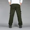 Men's Pants Men's Cargo Pants Tactical Multi-Pocket Overalls Male Combat Cotton Loose Slacks Trousers Army Military Work Straight Pants 230418