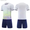 Verzamelbare Heren Voetbaluniform Voetbalshirts voor kinderen 2022 Nieuwe sportkits Voetbalshirt Kind Trainingspakken Sportkleding Kleding voor kinderen Dragen Q231117