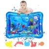 Play Mats Baby Water Mat Inflatable Water Play Mat Crawling Pad Game Infant Summer Fun Play Cushion Developing Toy Babies Toys 0 12 Months 230417