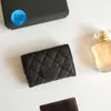 Monedero Carteras para llaves Monedero de diseñador Cartera de diseñador Titular de la tarjeta Nombre Monederos de marca Bolso rosa de cuero genuino de alta calidad C Letra dorada Trabajo Lujo6