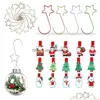 Decoraciones navideñas 20 unids / lote Adornos Ganchos Ganchos de acero inoxidable en forma de estrella Árbol para bolas Fiesta de Navidad Entrega de gotas Inicio Gar Dhtmg