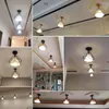 천장 조명 LED 조명 현대 발코니 통로 램프 빈티지 산업 레트로 로프트 샹들리에 그늘 플라 폰니 너스 홈 키친 장식